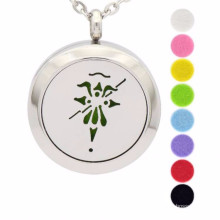 Fashion aromatherapy diffuser locket necklace pendant jewelry